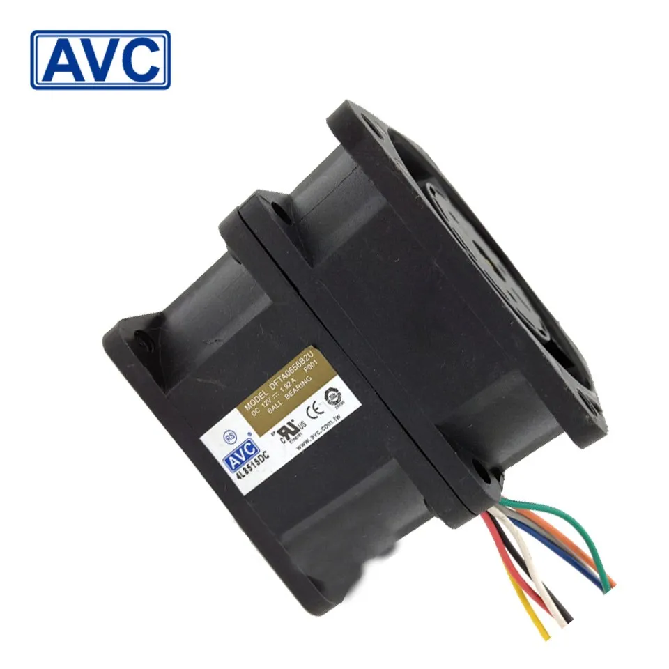 

New 6056 6CM 60mm double motor car booster violent cooling fan 12V 1.92A DFTA0656B2U 60*60*56mm for AVC