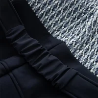 Women's Jumpsuit 2026 Spring New Style – Patchwork Long-Sleeve Belted Warm Ski Cotton Jumpsuit Trendy and Fashionable - Image 6