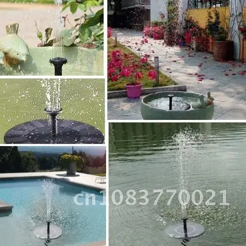 

Solar Powered Mini Water Fountain for Garden Decoration Outdoor Pond Pool Bird Bath Floating Waterfall Fountain Solar Pond Wate