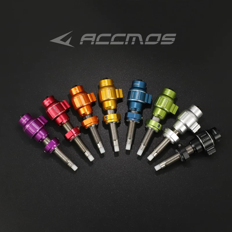 Decut ZX229 Aluminum Alloy Archery Cushion Plunger Micro-Click Spring Tension Plunger For Recurve Bow Accessories
