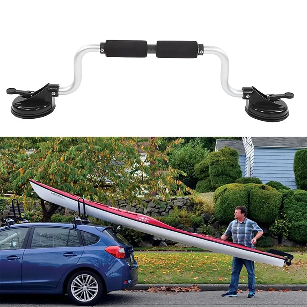 Aluminum Alloy Kayak Roller Kayak Rack Suction Cup Holder Canoe Mount