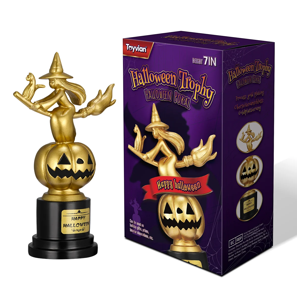 The Medal Prize Child Halloween Costumes Prizes Trophys Pumpkin Award Ceremony Kids