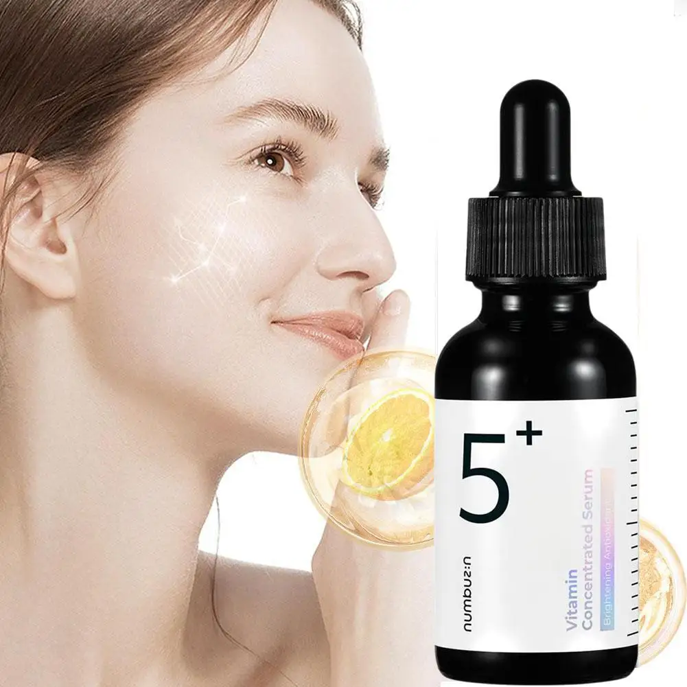 NO.5 Vitamin C Serum Black Spot Concentrate Glutathione Moisturizing Essence Anti-oxidant Dark Spot Care Lightening Skin Care