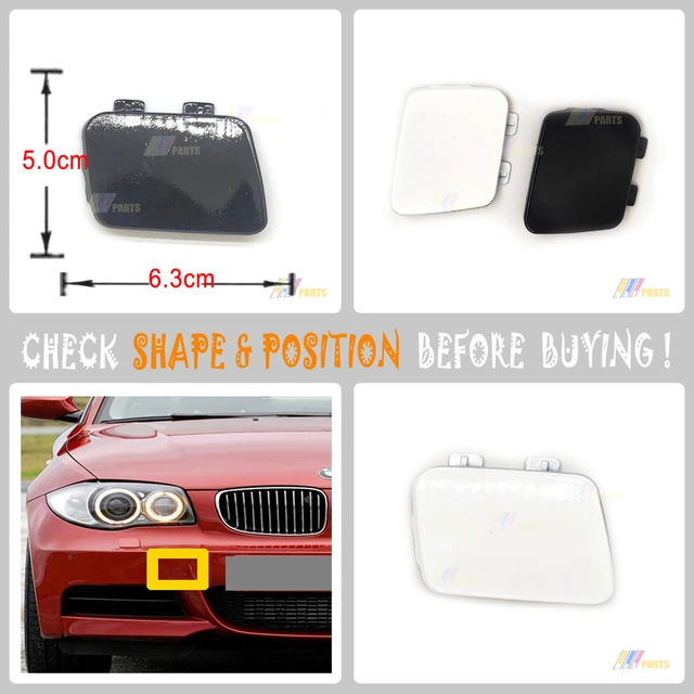 Tow Cover For 2013-2015 Bmw1 M-sport Coupe E82 Convertible E88 125i 128i  135i Front 51118057505 - Bumpers - AliExpress