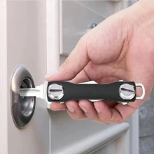 

DIY Pocket Key Wallet Smart keychain Key Ring Wallets Portable Compact Aluminum key clip Multi-functional Smart Clip DropShip