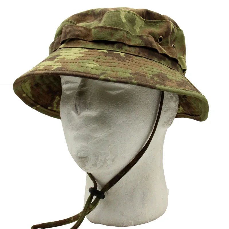 

2022 new Italian Camouflage/Grey Tactical Narrow Brim Training Hat