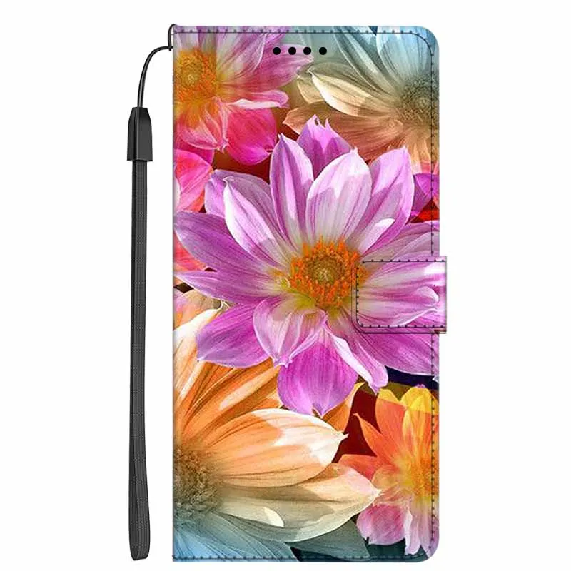 Leather Flip Wallet Phone Case with Magnetic Closure - Elegant Design for Samsung Galaxyシリーズ