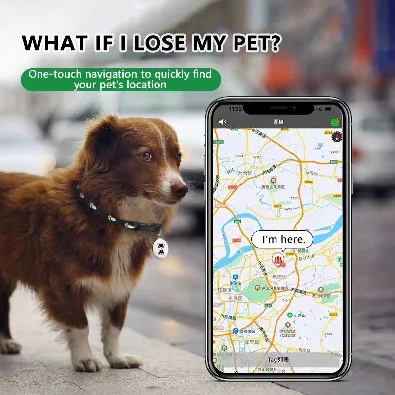 Pet Locator waterproof Anti-lost Device Cat And Dog Tracking Device Tracking Artifact Collar Anti-lost And Suitable