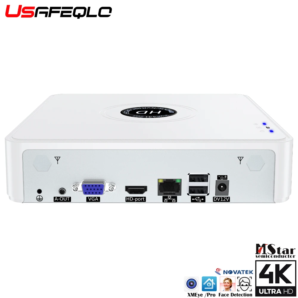 Network Video Recorder H.265+ Mini CCTV NVR 16/8/9/32CH Full HD 8MP 4K/5M/4M/3M/1080P Video Recorder Face Detection P2P For IP Camera Security System