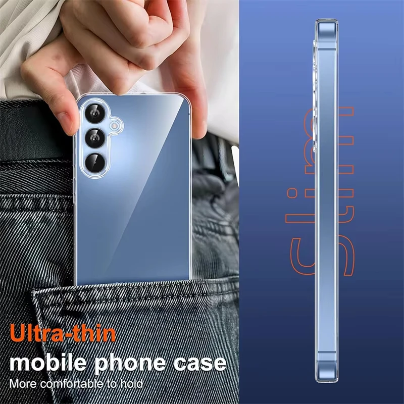 Transparent Protective Phone Cover - Shockproof and Scratch-Resistant
