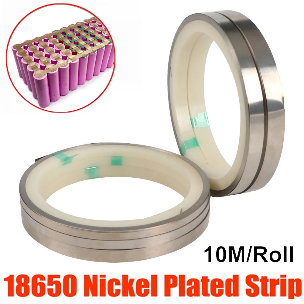 Nickle Strip 10m 0.1mm 18650 Battery Nickel Plated Steel Strip Connector Spot Welder Machine Tools