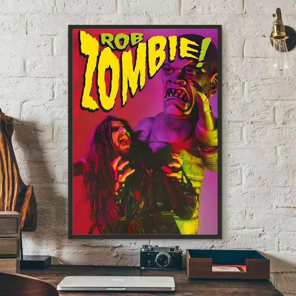 Rob Zombie Canvas Art Poster HD art sticky wall waterproof home living room bedroom bar aesthetic decoration
