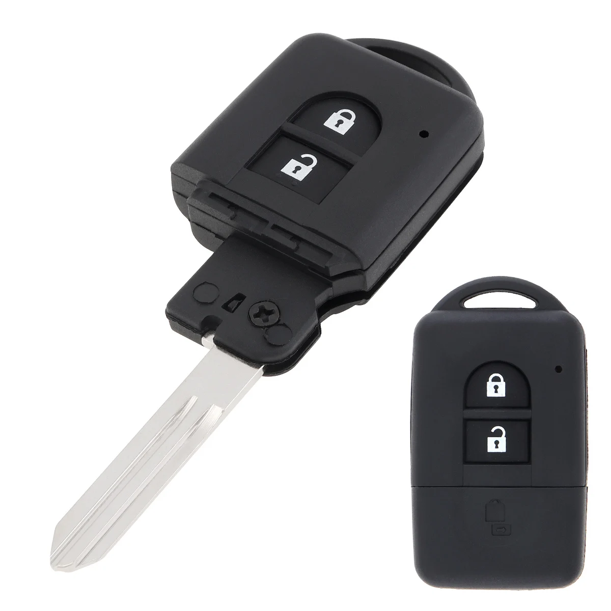 2 Buttons Smart Remote Car Key Shell Fob Fit for Nissan Micra X-Trail Qashqai Note Duke Juke Parthfinder Key Case