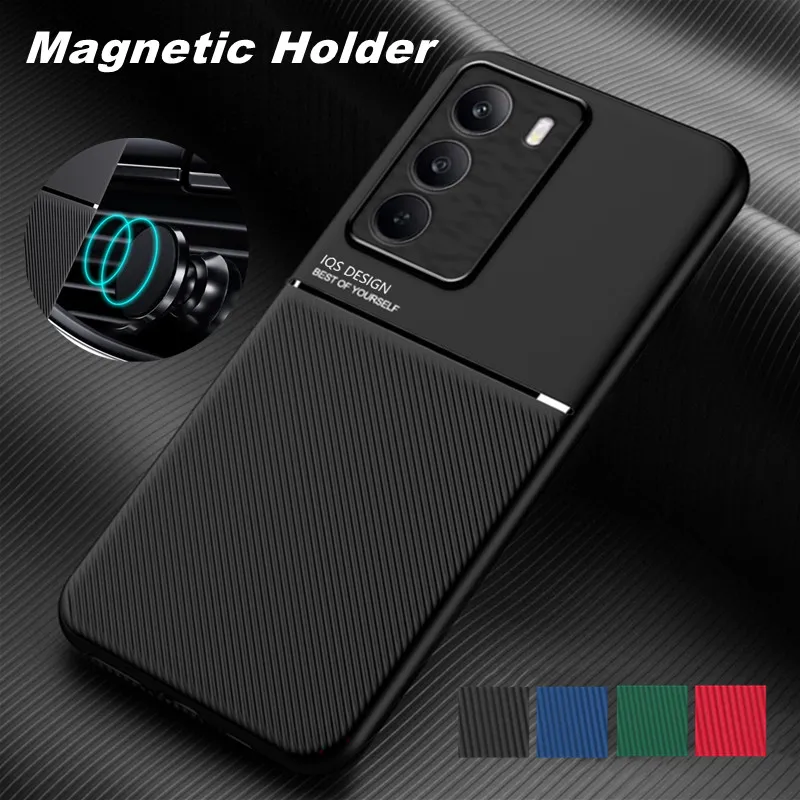 Durable Non-Slip Protective Phone Case with Magnetic Holder