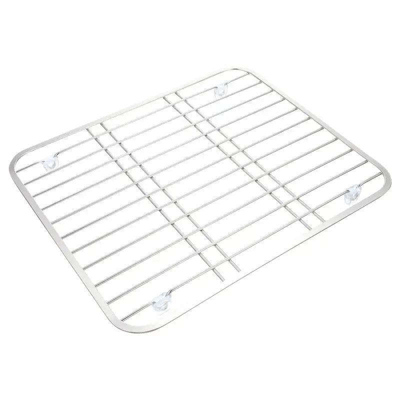 Description Picture 5 of itemRack Kitchen Drain Sink Storage Drying Dish Cooling Wire Drainer Steel Draining Plate Holder Grill Baking Grate Racks Basket