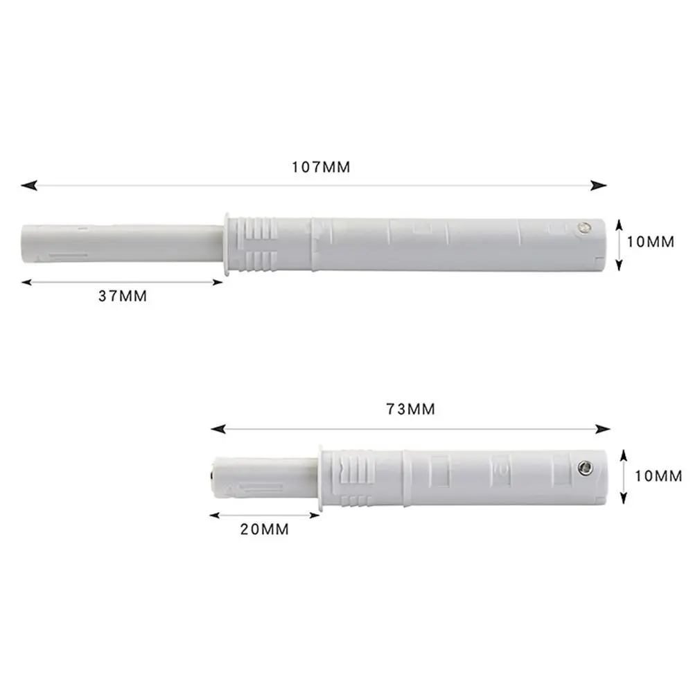 Door Bouncer Damper Concealed Door Stopper Home Soft Quiet Closer Cabinet Suction Furniture Accessories 5Pcs door closer door stops cabinet door buffer