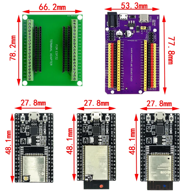 รูปสินค้า ESP32 Development Board Wi-Fi + Bluetooth IoT Kit