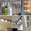 Spot Led Track Light 220V Ceiling Light COB Spotlight Rail Lamp Fixture for Living Room Clothing Store Full Set Track Lighting 3