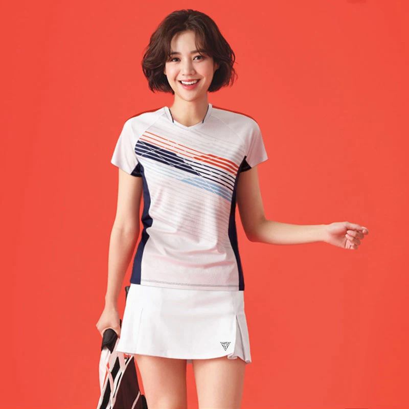 Tennis Wear Women Men Suit Table Tennis Badminton Volleyball Custom tennis t shirts