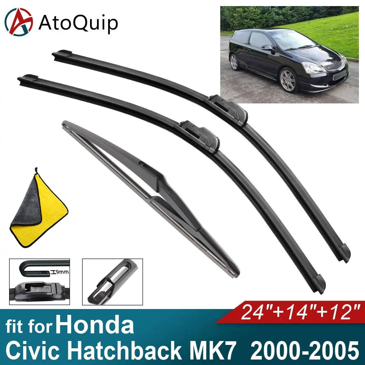 

Задние щетки стеклоочистителя для Honda Civic Hatchback MK7