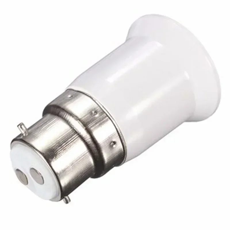 1 5PCS Lamp Sockets Converter B22 To E27 LED Bulb Converter Lamp Base Holder Screw Light Socket Adapter Anti burning Bulb Holder lamp holder lamp bulb holder socket converter lamp base lamp socket adapter