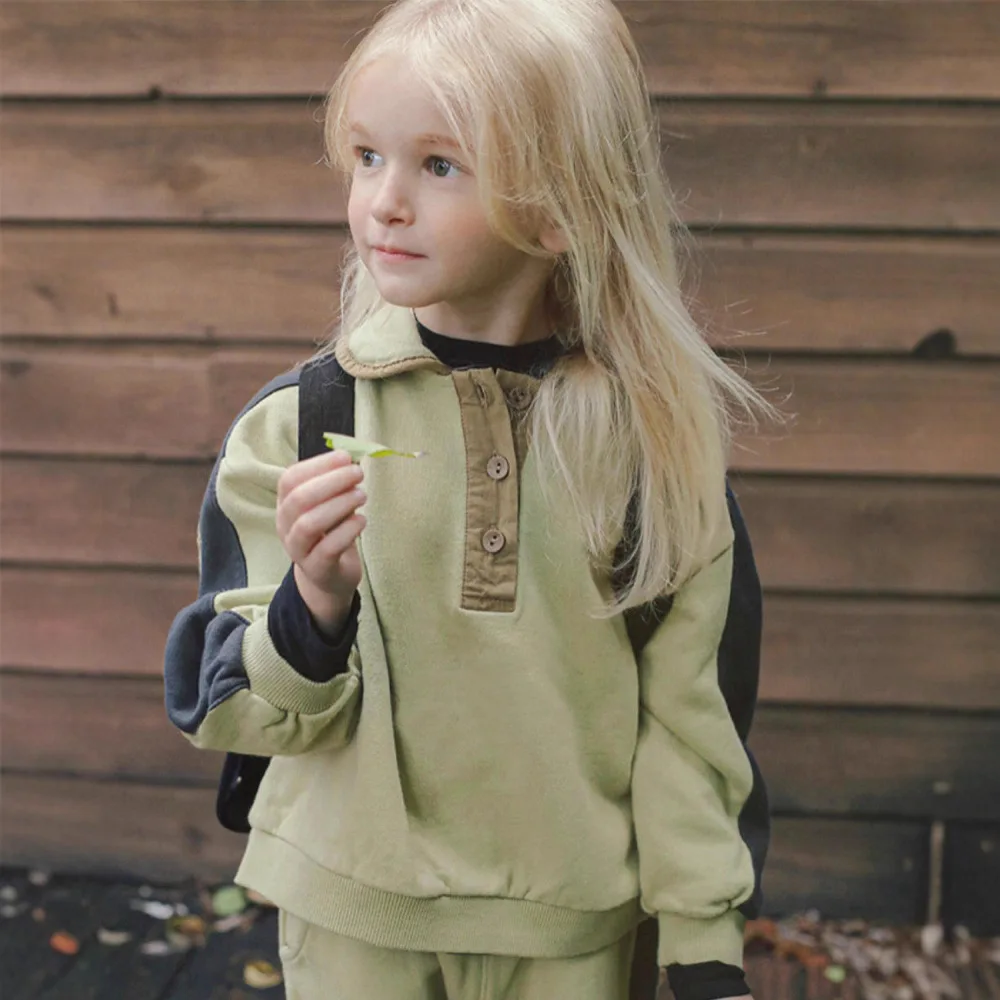 2025 Autumn New Kids Girls Casual Sports Clothes Set Cotton Children Long Sleeve Sweatshirt + Pants 2pcs Suit Toddler Outfits 1 2025 Autumn New Kids Girls Casual Sports Clothes Set Cotton Children Long Sleeve Sweatshirt + Pants 2pcs Suit Toddler Outfits