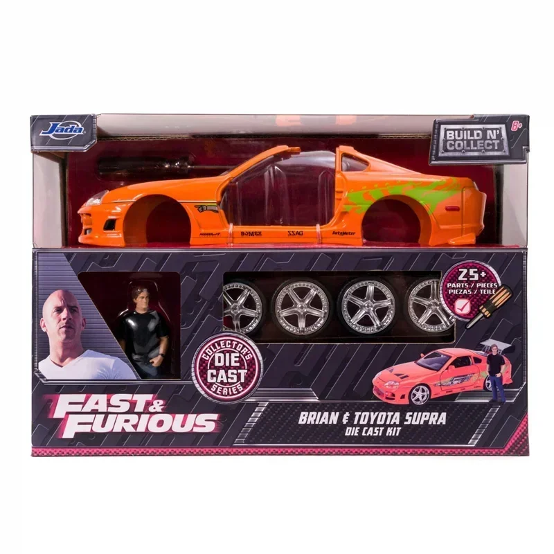 Jada 1:24 Brian 1995 Toyota Supra Die Cast Kit Auto Giocattolo Pressofuso In Metallo