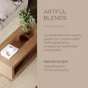 Artemis Large 2 Tier Contemporary Rectangle Wooden Center Coffee Table with Shelf Storage for Living Room in Refined 6