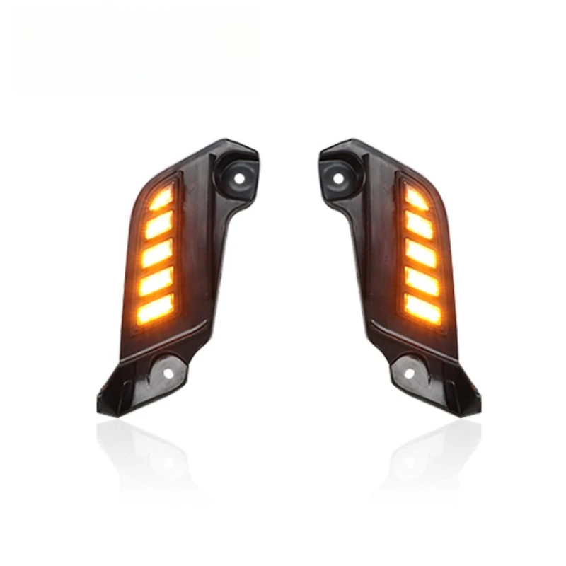 For Toyota Tacoma 2011-2015 Car LED Daytime Running Light White Daylights with Dynamic Turn Signal DRL Fog Light Assembly detail image 6