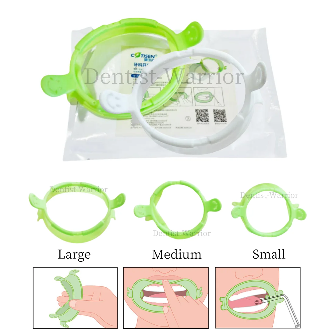 10Pcs C Shape Plastic Dental Lip Cheek Retractors Mouth Opener Tools - View #7
