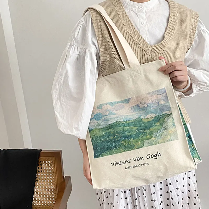 

Canvas Shoulder Bags 2023 Women Fashion Leisure College Style Shopper Multi-Pocket Large Capacity Design Handbags Totes Bags