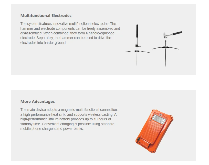 ADMT ZN All-Channel Speedy Groundwater Detector ADMT ZN Series Single Channel Mu