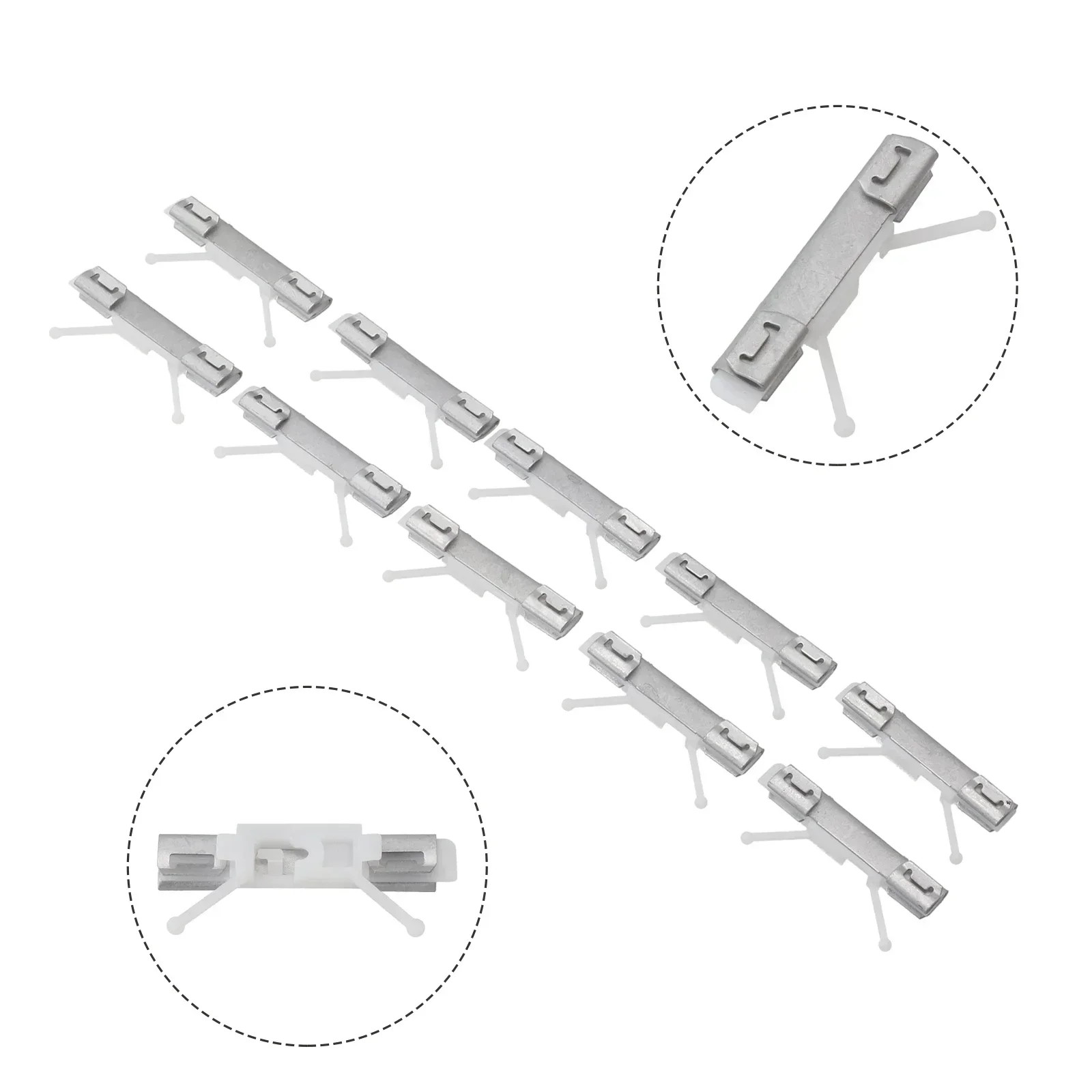 10Pcs 자동차 앞 유리 포스트 트림 클립 내구성 자동차 인테리어 클립 키트 볼보 XC60 2008-2016에 적합 30753487