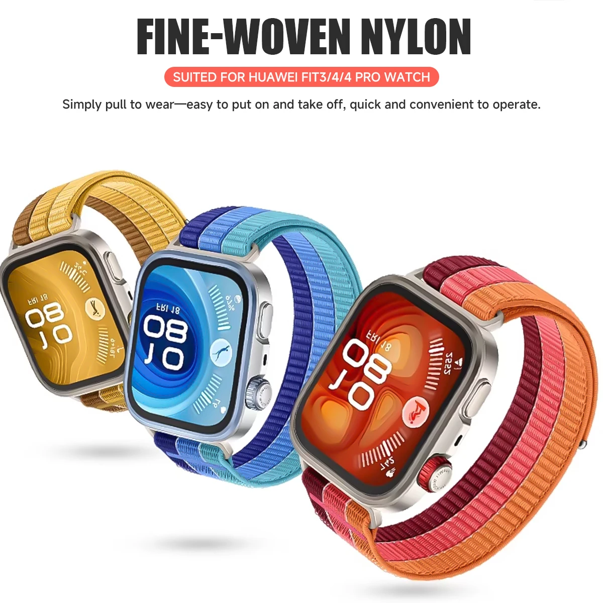 Sports Nylon Woven Loop Replacement Wristband Bracelet