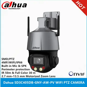 Dahua SD3C405DB-GNY-AW-PV 4MP 2.7 mm–13.5 mm Motorized zoom Lens SMD Smart Dual Light built-in MIC &SPK WizSense WiFi PTZ camera 1