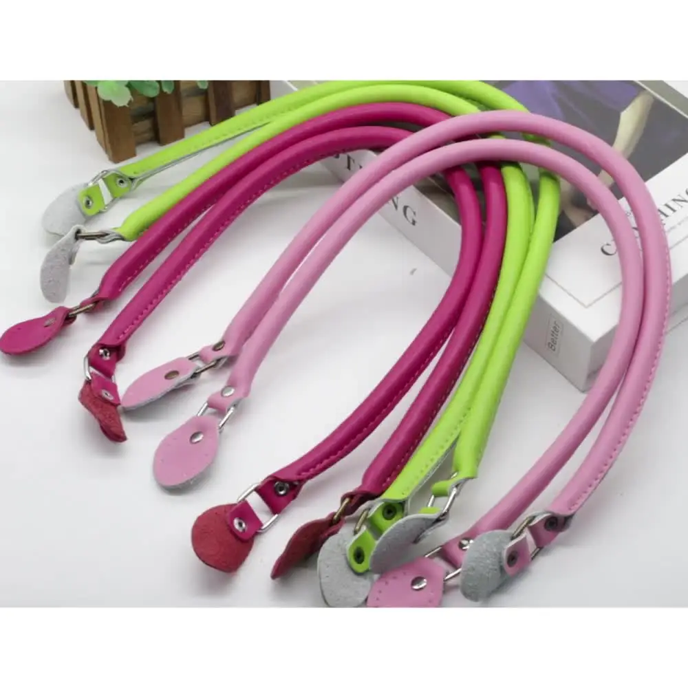 DIY Bag Handles With Rivets 6-Pack PU Leather Bag Handles - 23.6 Inch ...