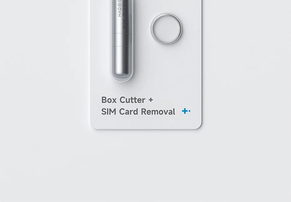 Hagibis Portable Box Cutter & SIM Eject Tool