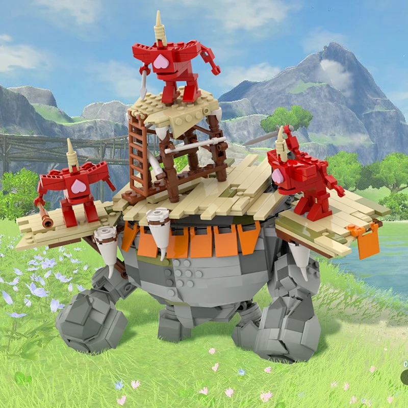 Lego Moc Zelda Bokoblin Talus de Bataille