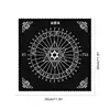 30*30CM Tarot Cloth Altar Cloth Tarot Table Cloth For Reading Black Pendulum Table Spirit Divination Props Pendulum Tool 6