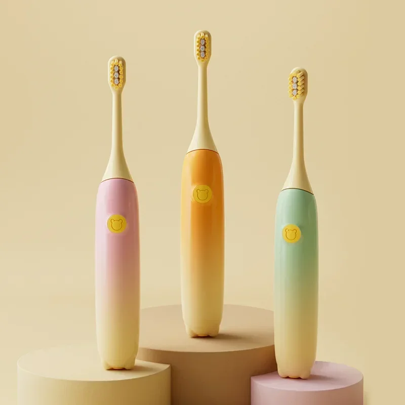 New Children's Electric Toothbrush Sonic Children's Toothbrush with Replacement Ultrasonic Tooth Brush