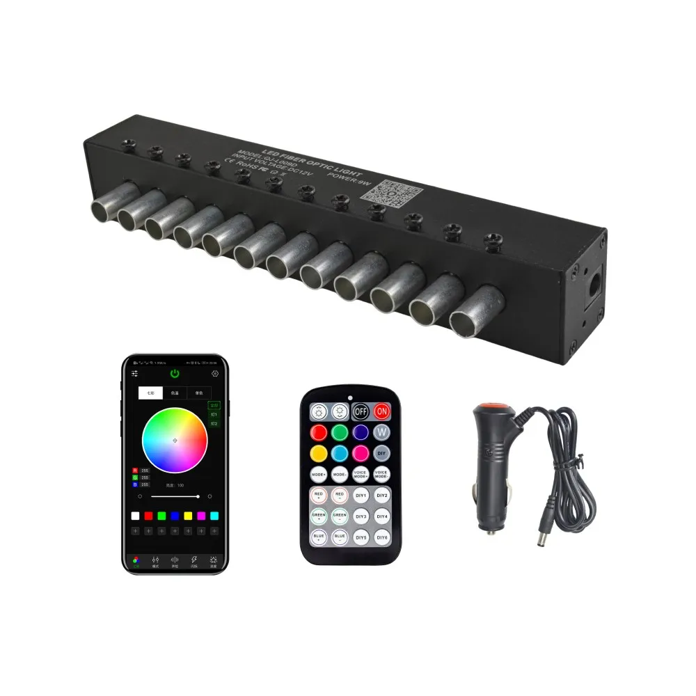 

Shooting Stars Effect 9W 12Holes Meteor Machine With APP/RF Remote Controller For Starry Sky Ceiling
