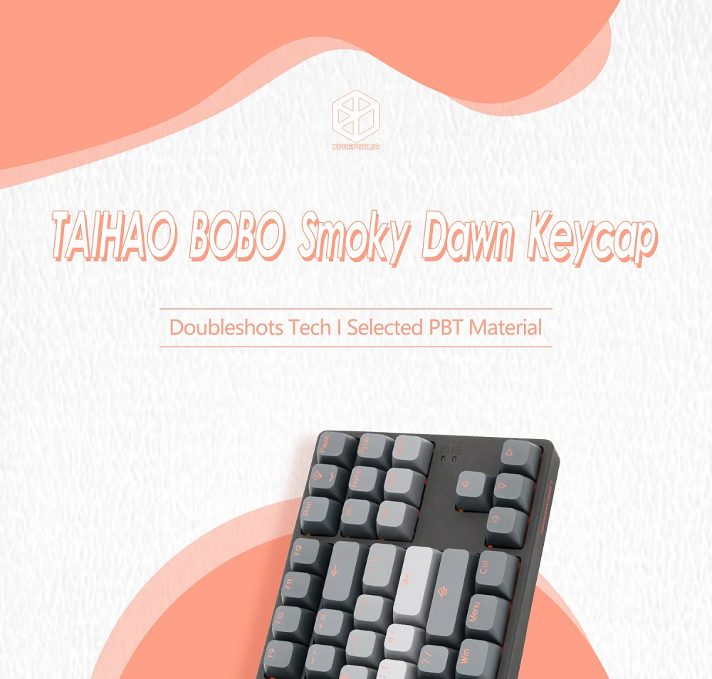 Taihao Hygge Spanish ES PBT double shot keycaps for diy gaming mechani –  KPrepublic