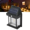 Solar Tungsten Wall Light Outdoor Sensor Interaction Lamp Exterior Lighting Fixtures Wall Mount IP65 Waterproof Black 1