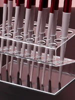 Girl Grid Makeup Brush Holder Makeup Tool Organizer Eyebrow Pencil Eyeliner Table Organizer 2