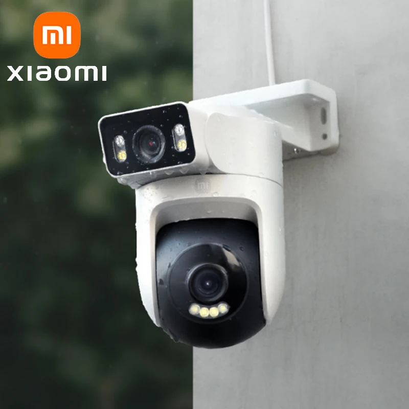 XIAOMI Outdoor Camera CW500 Versão de câmera dupla, 360 ° Dual 4MP 2.5K ...