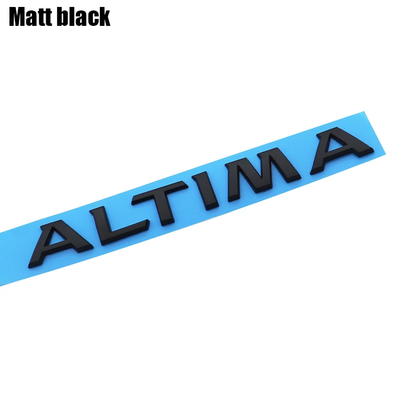 1pcs ALTIMA ABS 자동차 후면 문자 로고 후면 범퍼 테일 도어 트렁크 스티커 자동차 후면 엠 블 럼 스티커 스타일링 액세서리 닛산