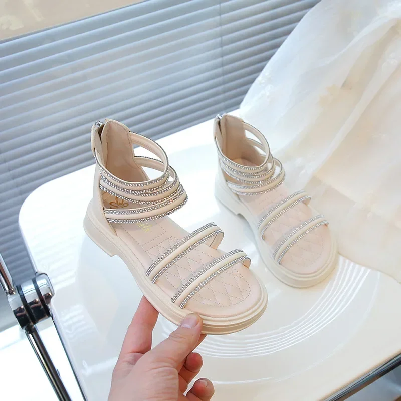 Girls Summer Beach Sandals Open Toes Comfortable Shoes