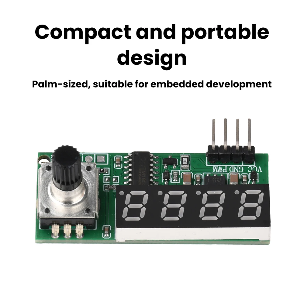 Modulo Generatore di Segnale PWM con Ciclo di Lavoro Regolabile, Gamma di Frequenza 1Hz-5MHz e Display Digitale per il Controllo della Velocità del Motore - immagine 3