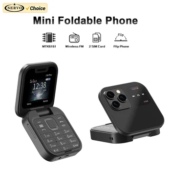 SERVO i16Pro Foldable Mini Phone, Auto Call Record, Dual SIM, FM Radio 1