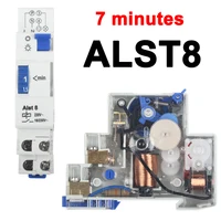 DIN Rail Timer Switch for Staircase Lighting Controller ALST8 1-7 minutes ALC18 1-20 Minutes Interval 18mm Single Module 2